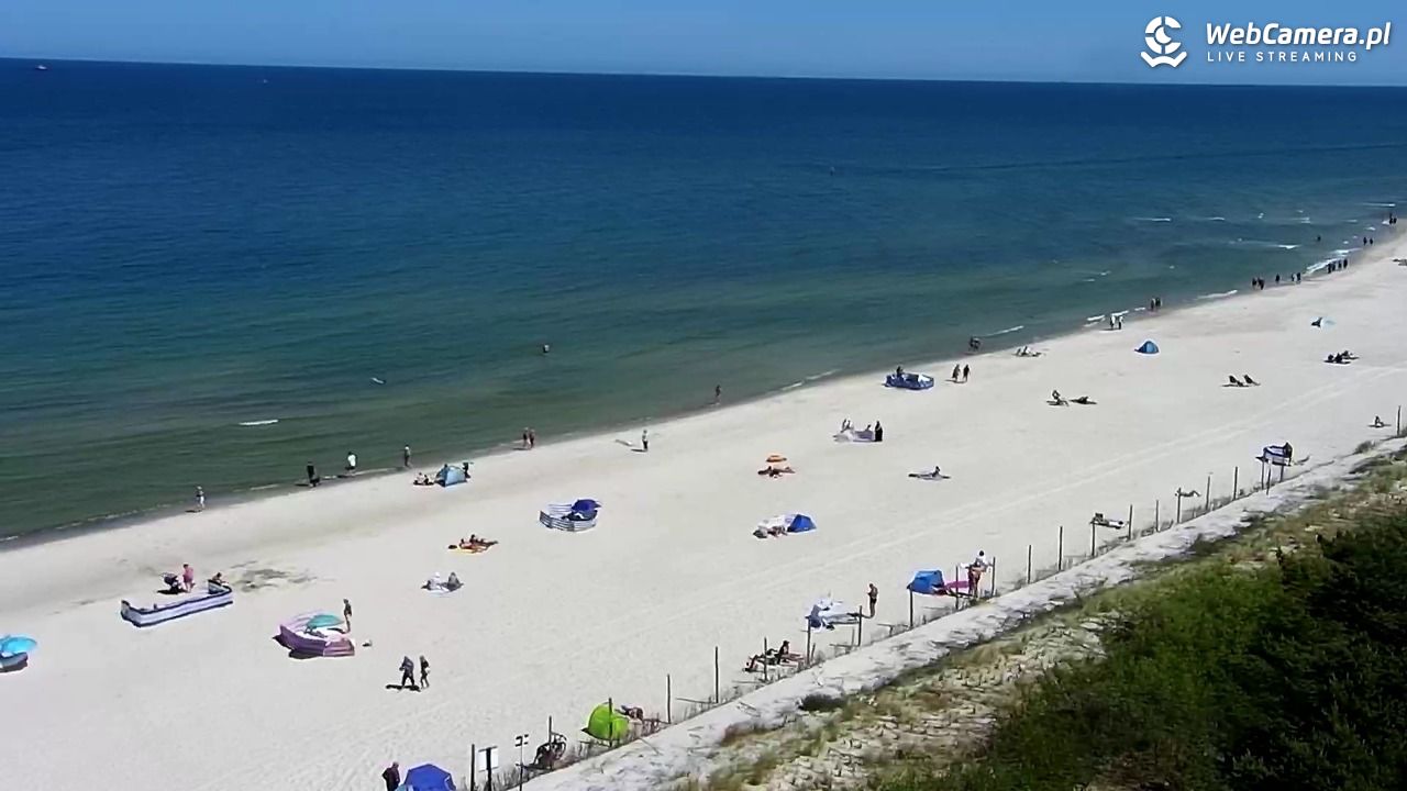 ŁEBA - widok na wydmy i plażę - 23 czerwiec 2026, 11:46