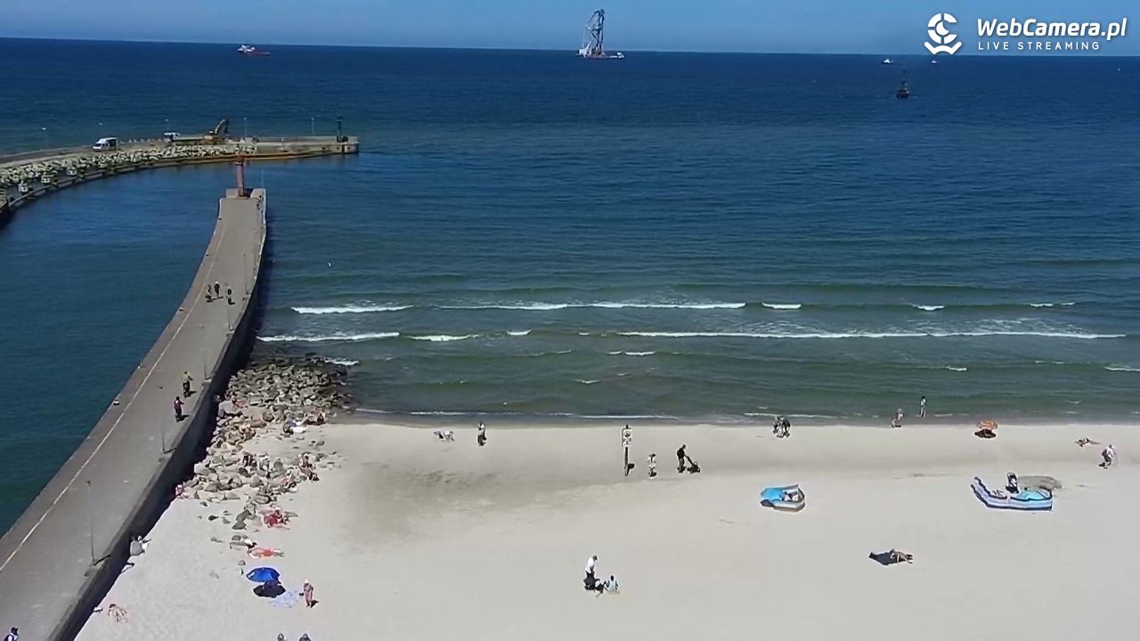ŁEBA - widok na wydmy i plażę - 22 czerwiec 2026, 13:14