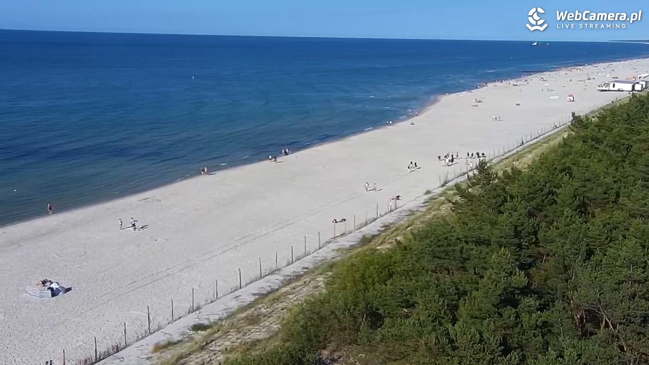 ŁEBA - widok na wydmy i plażę - 23 czerwiec 2026, 17:35