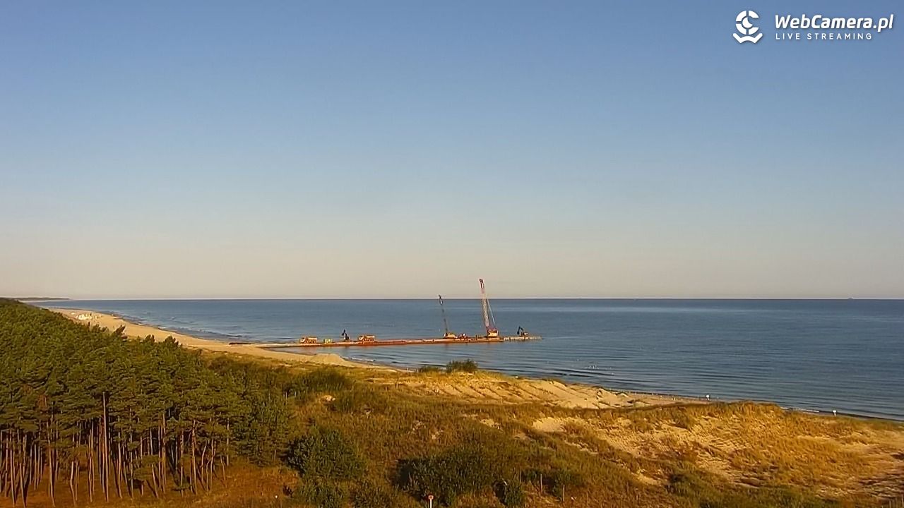 ŁEBA - widok na wydmy i plażę - 09 sierpień 2026, 07:00