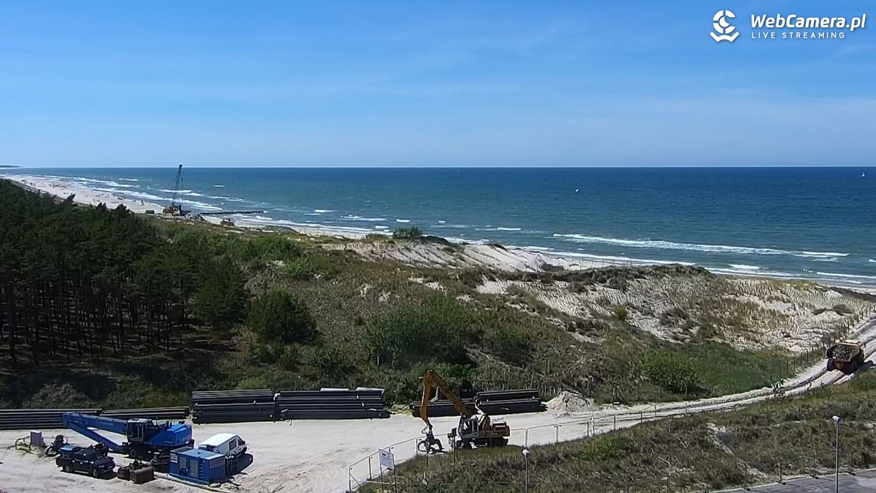 ŁEBA - widok na wydmy i plażę - 22 czerwiec 2026, 14:33