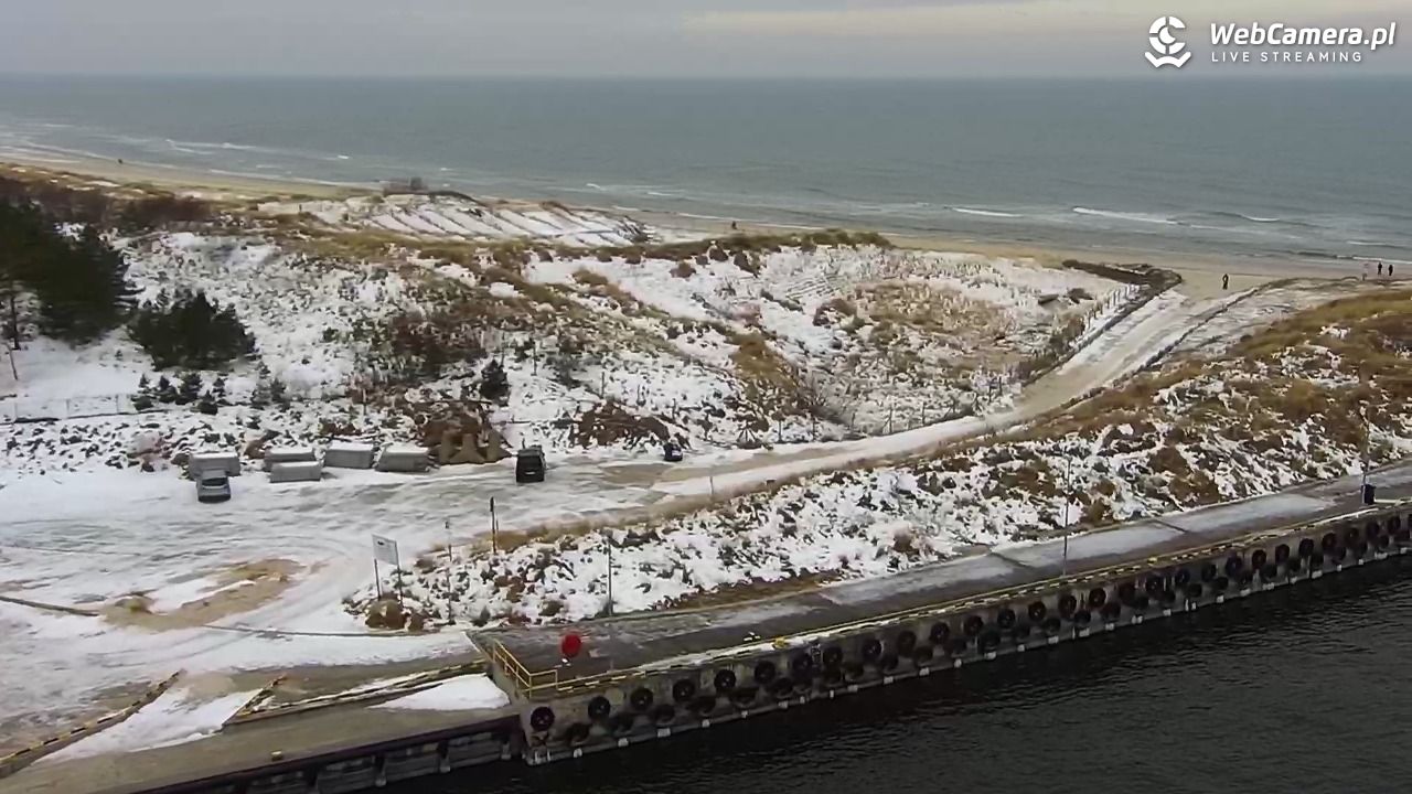 ŁEBA - widok na wydmy i plażę - 25 styczeń 2026, 11:56