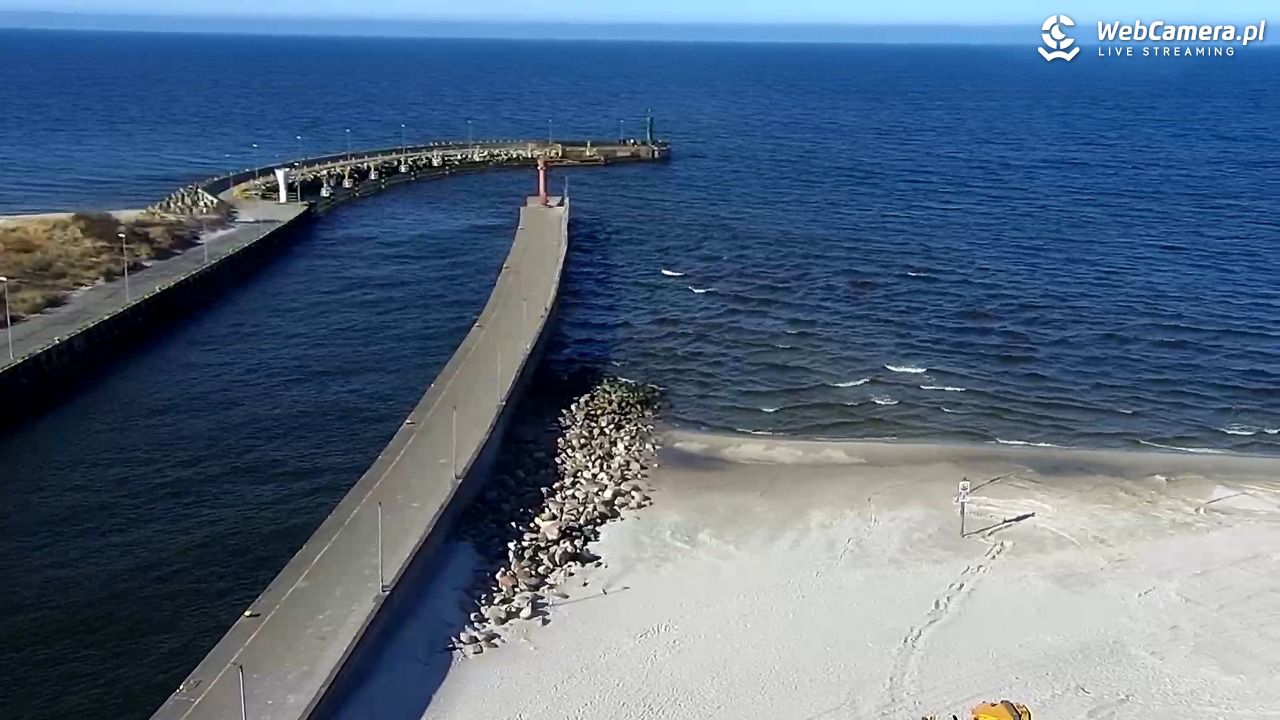 ŁEBA - widok na wydmy i plażę - 20 marzec 2026, 14:20