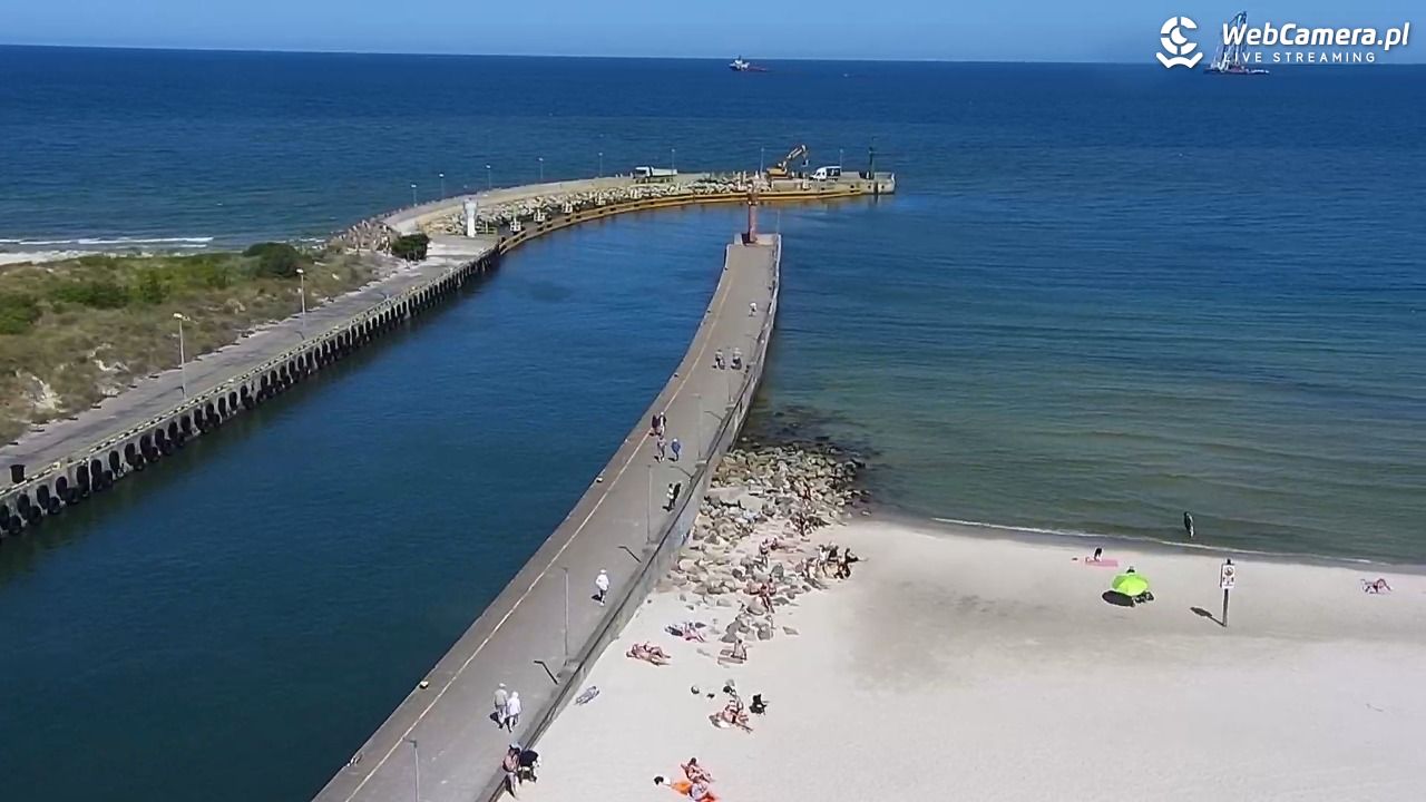 ŁEBA - widok na wydmy i plażę - 23 czerwiec 2026, 11:20