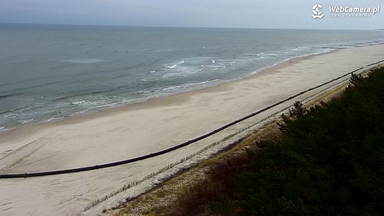 ŁEBA - widok na wydmy i plażę - 15 grudzień 2025, 13:46
