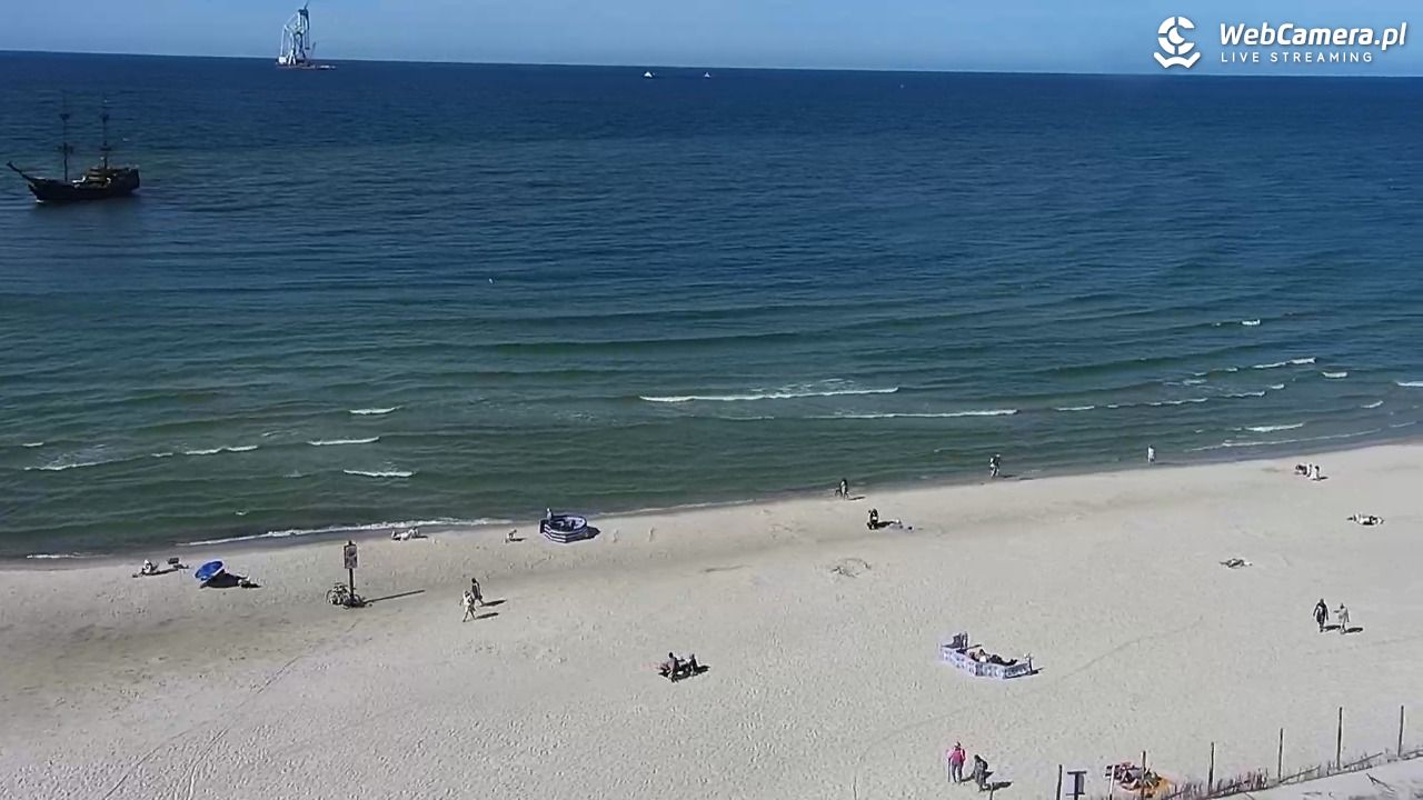 ŁEBA - widok na wydmy i plażę - 22 czerwiec 2026, 16:15