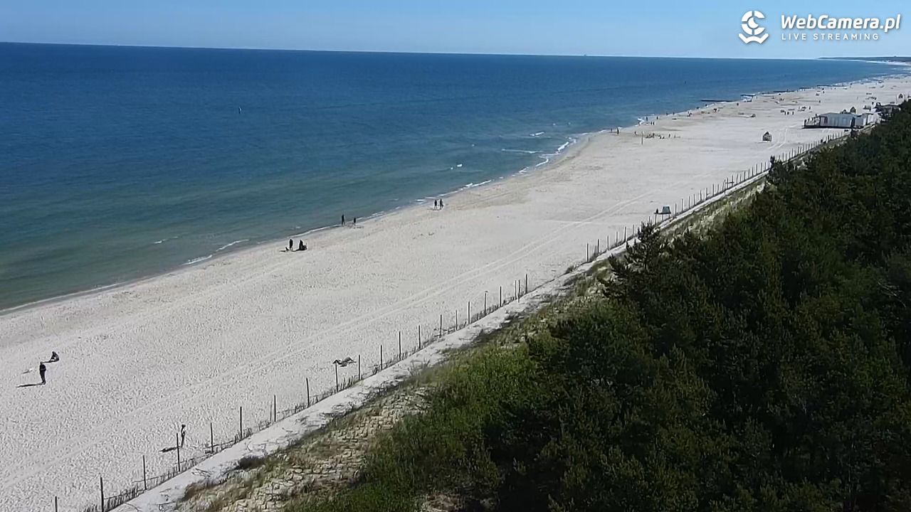ŁEBA - widok na wydmy i plażę - 23 czerwiec 2026, 09:44