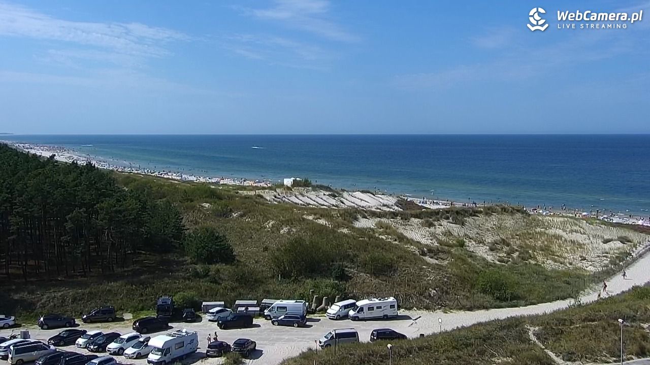 ŁEBA - widok na wydmy i plażę - 13 sierpień 2025, 13:47