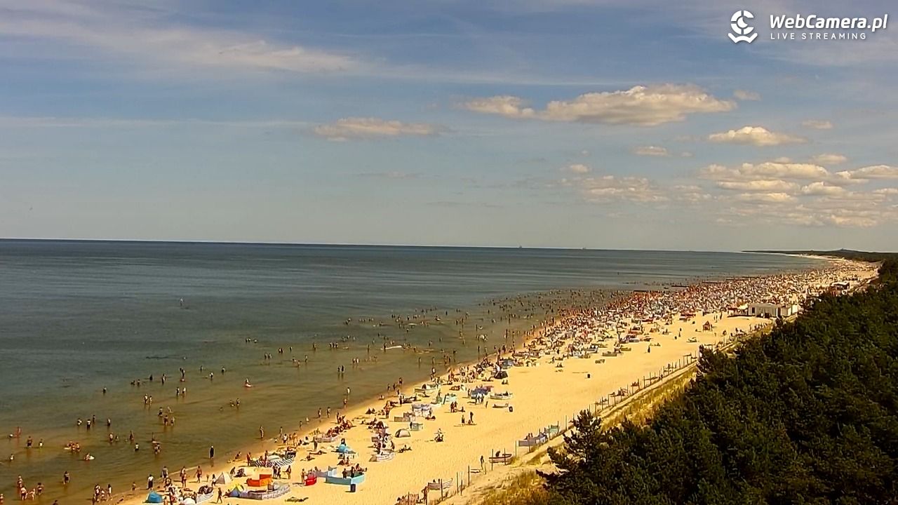 ŁEBA - widok na wydmy i plażę - 09 sierpień 2026, 12:41