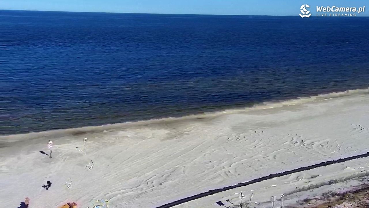 ŁEBA - widok na wydmy i plażę - 21 marzec 2026, 10:55