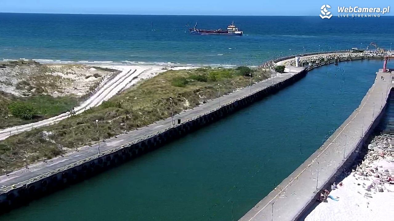 ŁEBA - widok na wydmy i plażę - 23 czerwiec 2026, 14:05
