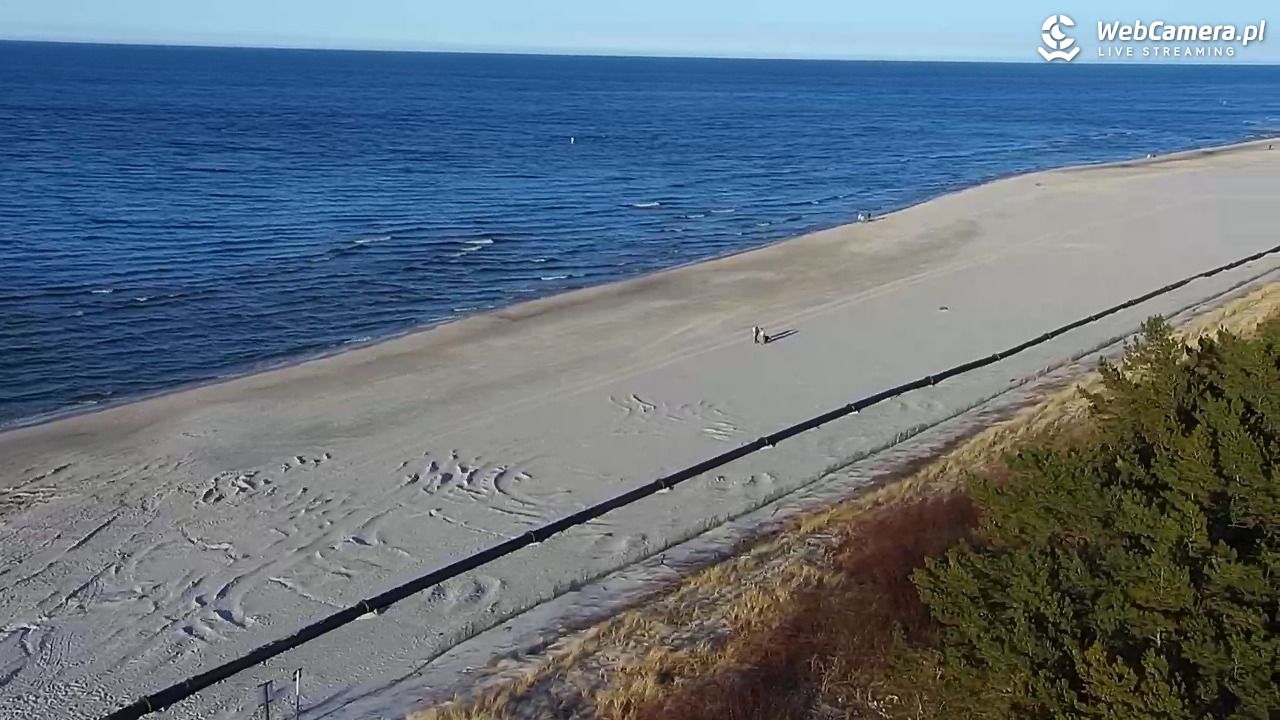 ŁEBA - widok na wydmy i plażę - 21 marzec 2026, 16:43