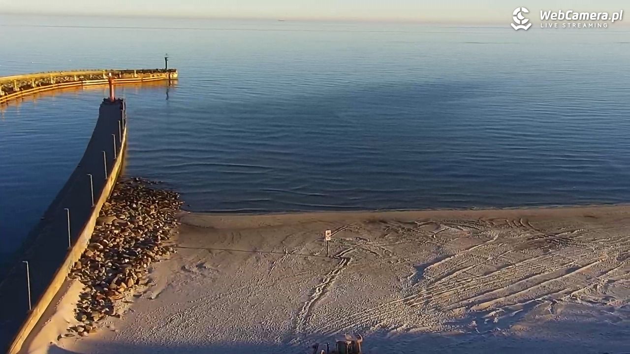 ŁEBA - widok na wydmy i plażę - 21 marzec 2026, 06:44