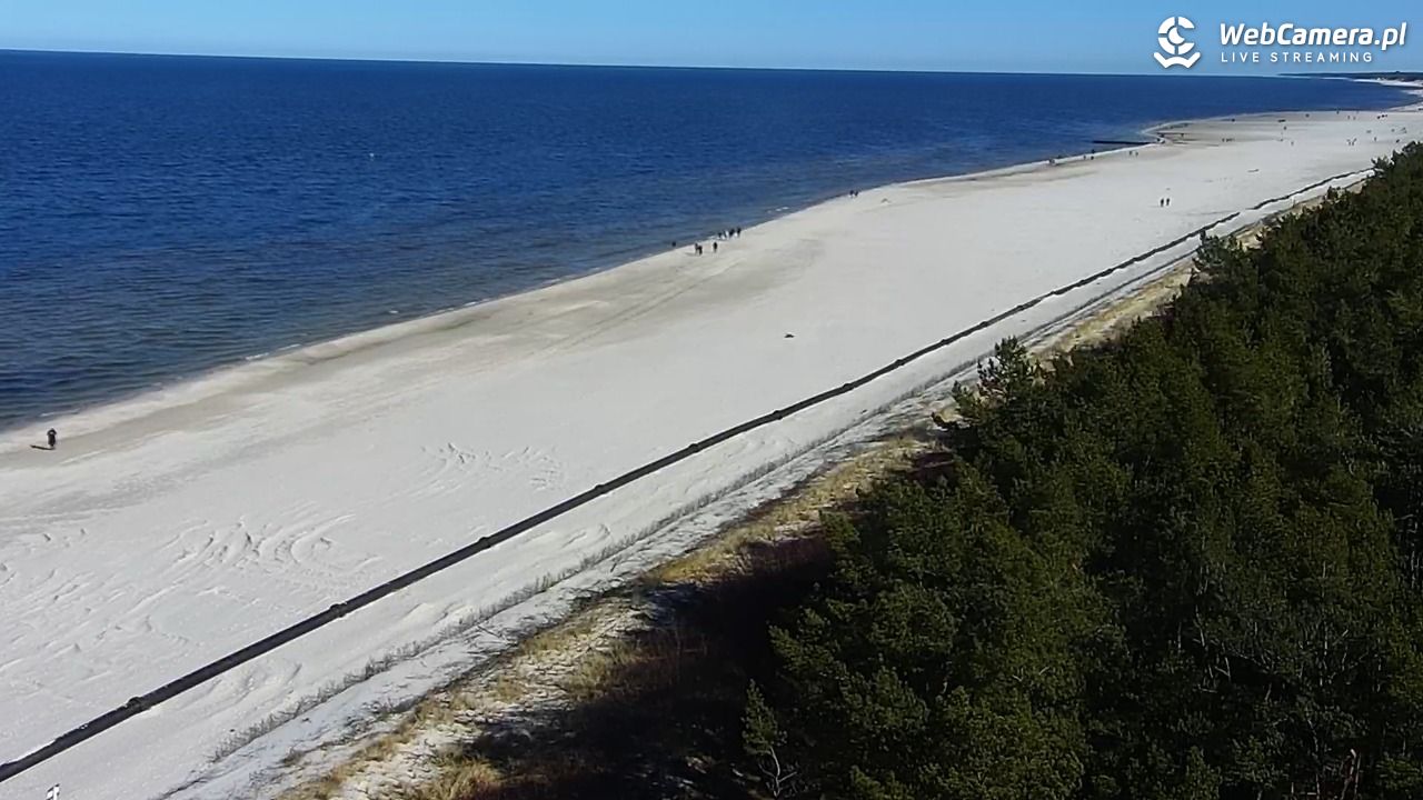 ŁEBA - widok na wydmy i plażę - 21 marzec 2026, 11:46