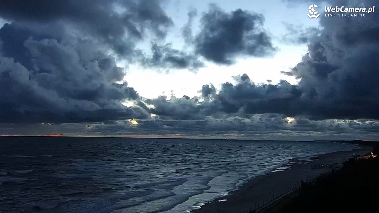 ŁEBA - widok na wydmy i plażę - 22 wresień 2026, 05:54