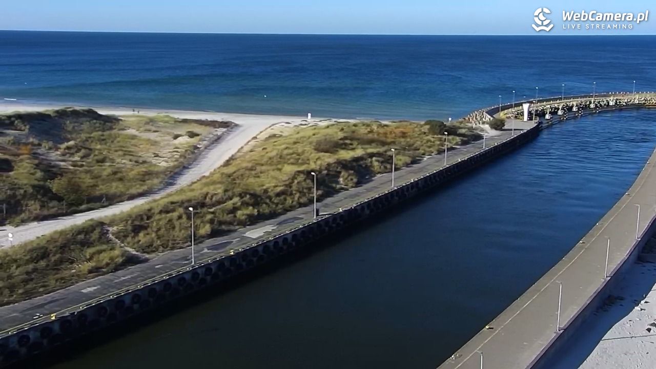 ŁEBA - widok na wydmy i plażę - 20 październik 2025, 13:59