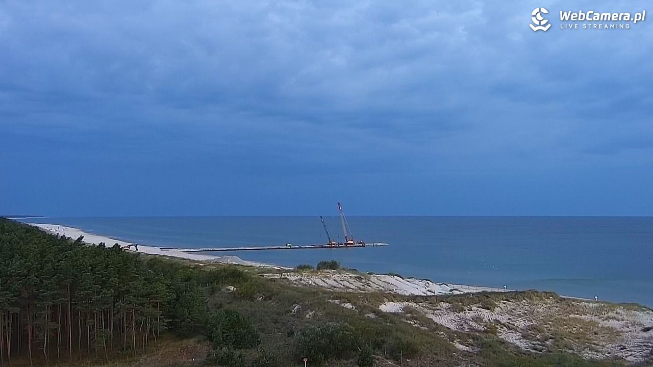 ŁEBA - widok na wydmy i plażę - 10 sierpień 2026, 05:08