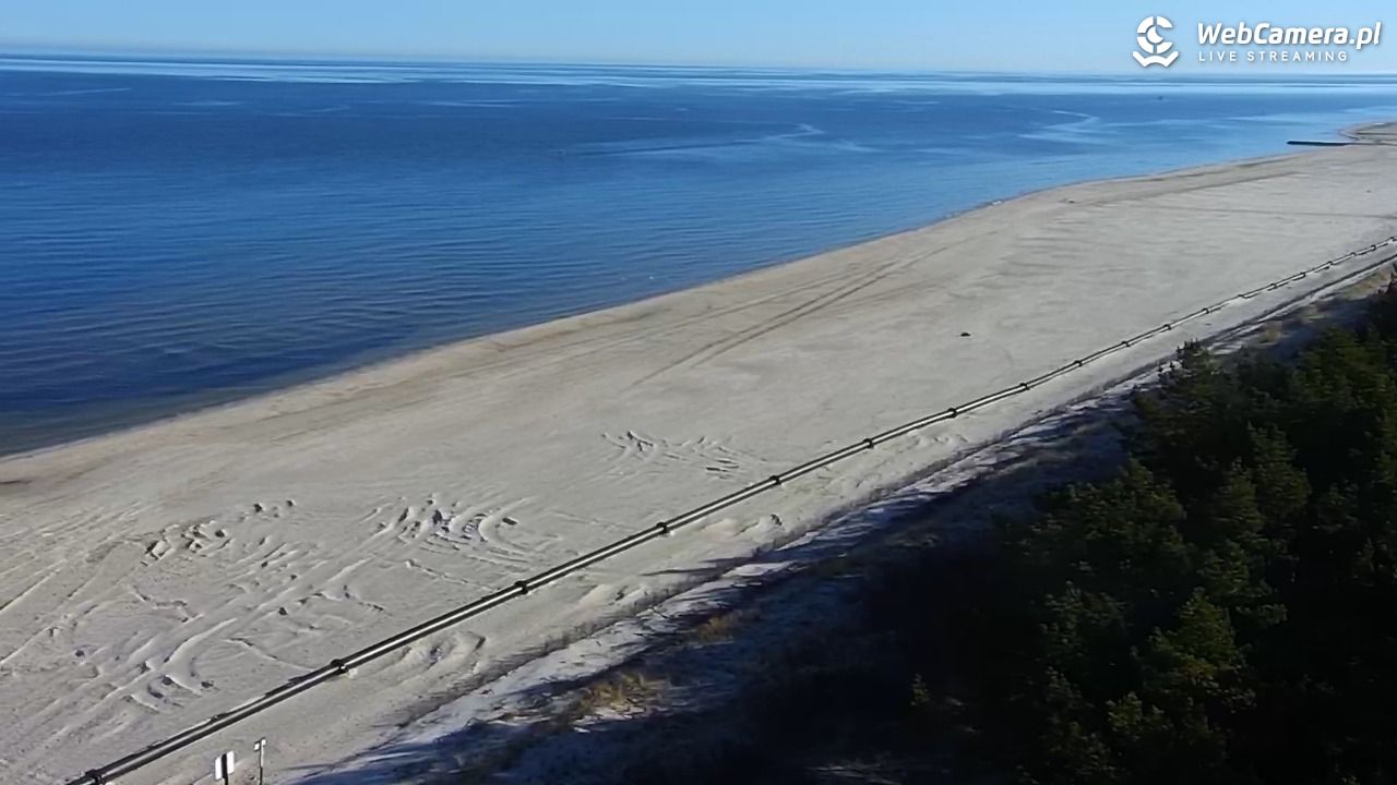 ŁEBA - widok na wydmy i plażę - 21 marzec 2026, 08:33