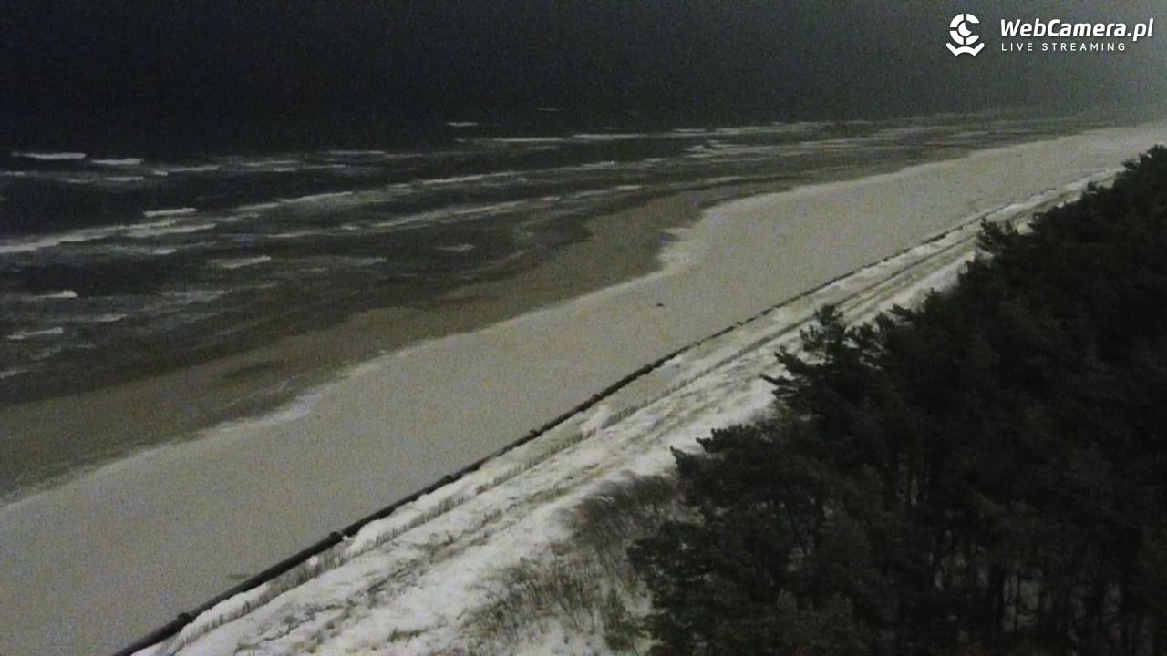 ŁEBA - widok na wydmy i plażę - 27 styczeń 2026, 18:46