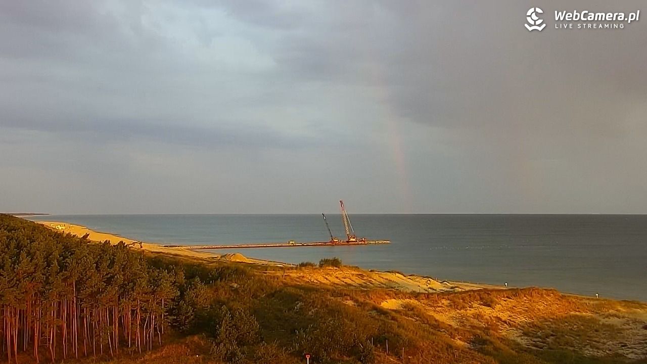 ŁEBA - widok na wydmy i plażę - 10 sierpień 2026, 05:45