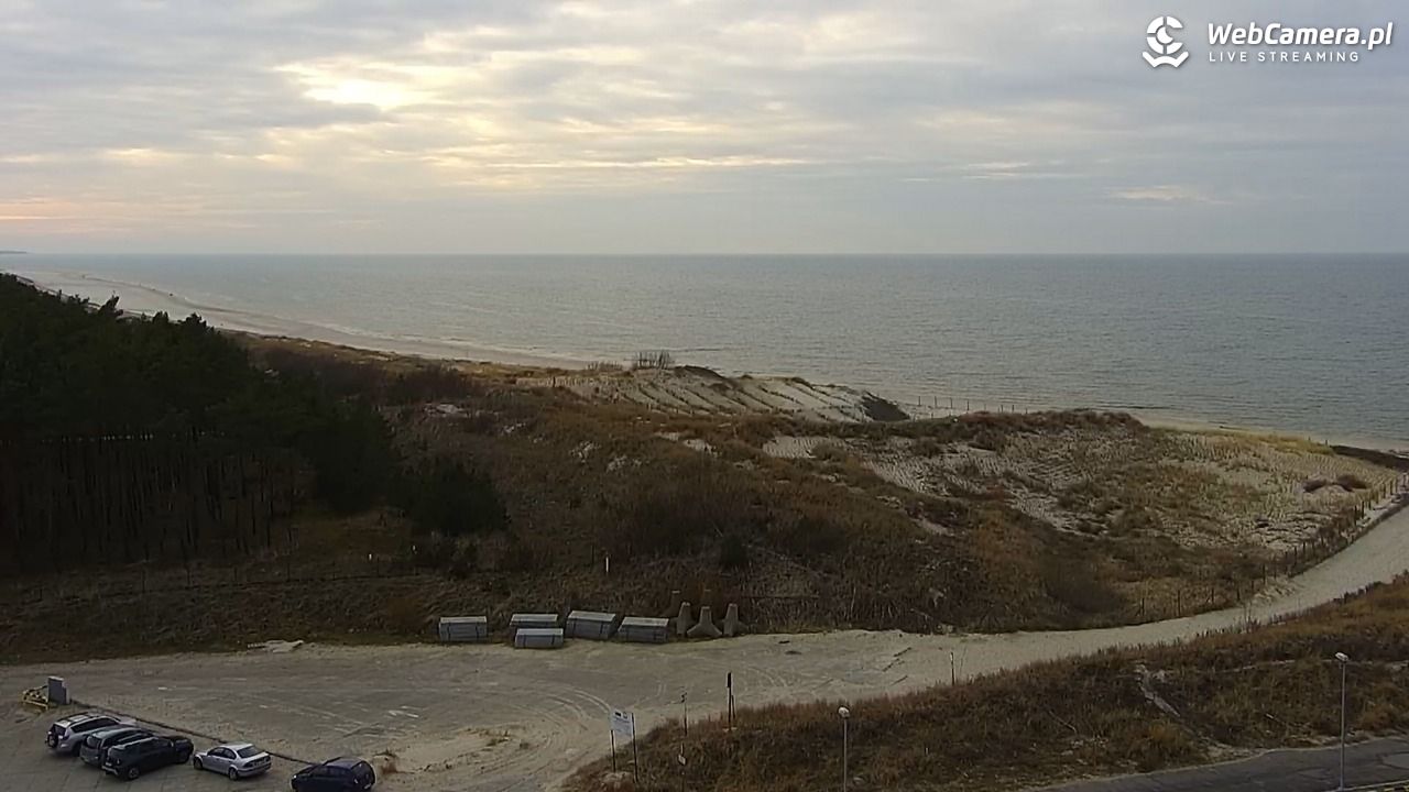 ŁEBA - widok na wydmy i plażę - 19 marzec 2026, 16:34
