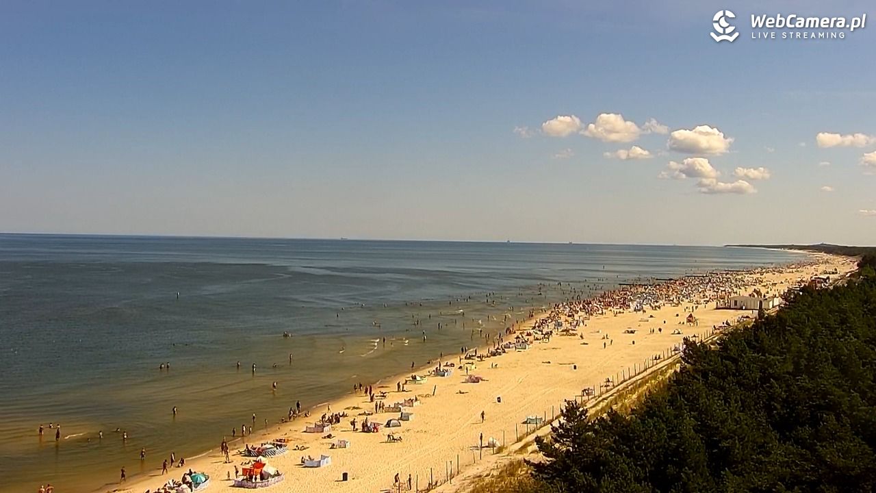 ŁEBA - widok na wydmy i plażę - 09 sierpień 2026, 10:58
