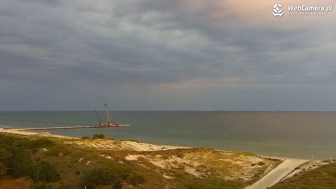 ŁEBA - widok na wydmy i plażę - 10 sierpień 2026, 05:19