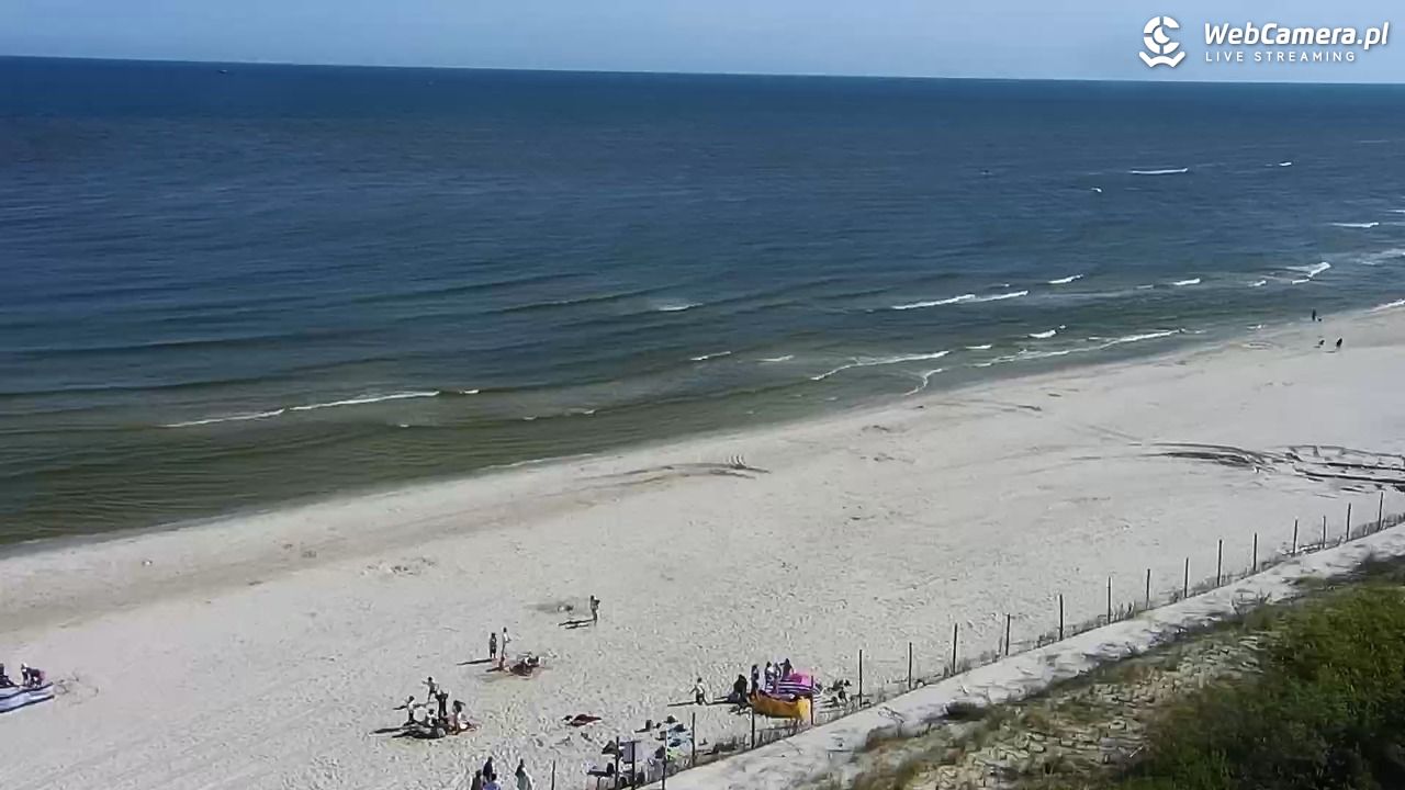 ŁEBA - widok na wydmy i plażę - 24 czerwiec 2026, 09:20