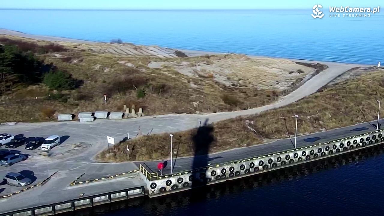 ŁEBA - widok na wydmy i plażę - 21 marzec 2026, 08:02