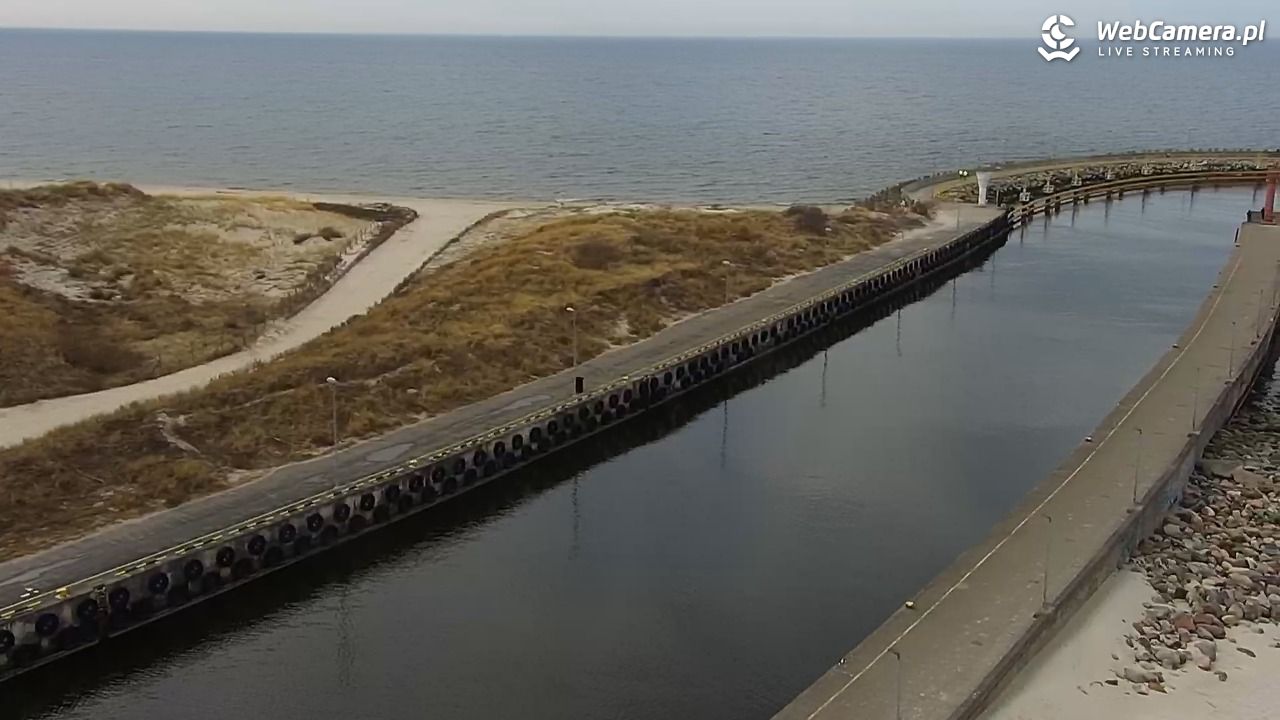 ŁEBA - widok na wydmy i plażę - 19 marzec 2026, 15:30
