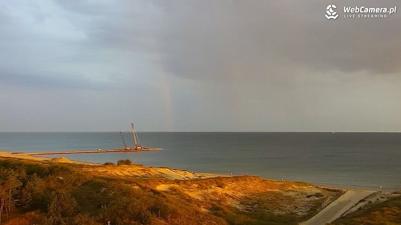 ŁEBA - widok na wydmy i plażę - 10 sierpień 2026, 05:45
