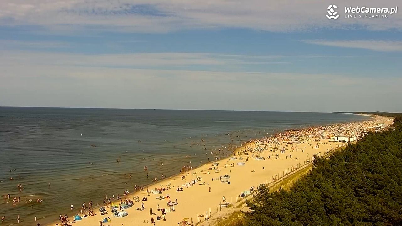 ŁEBA - widok na wydmy i plażę - 09 sierpień 2026, 16:10