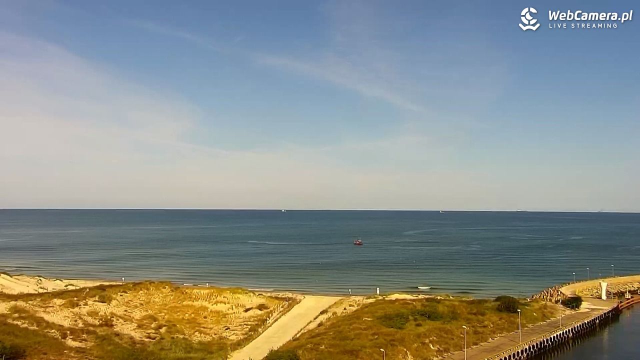 ŁEBA - widok na wydmy i plażę - 09 sierpień 2026, 09:56