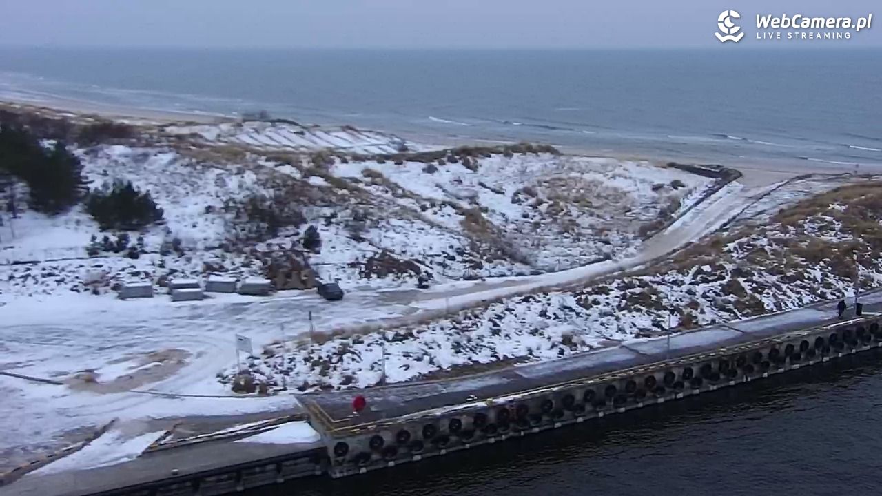 ŁEBA - widok na wydmy i plażę - 25 styczeń 2026, 16:16