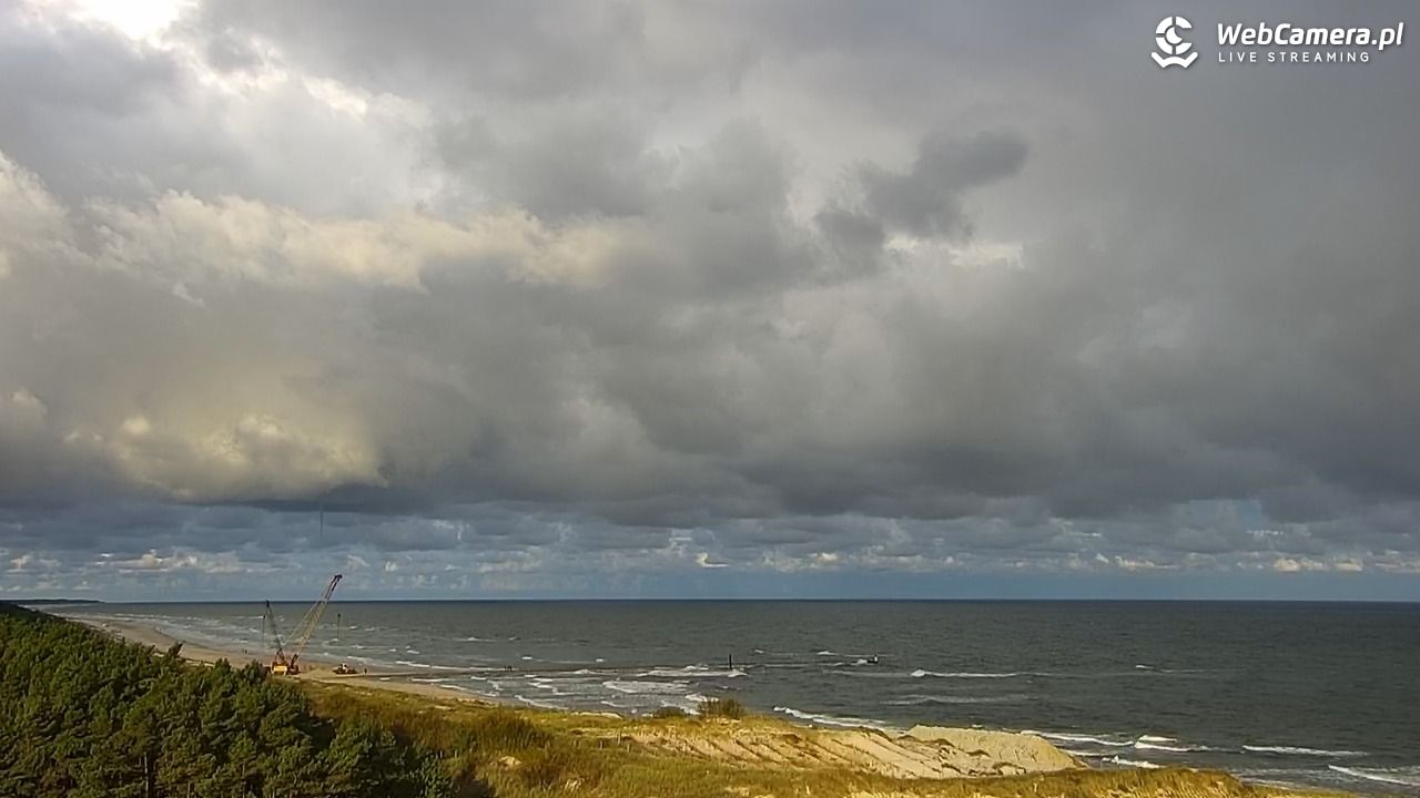 ŁEBA - widok na wydmy i plażę - 23 wresień 2026, 07:59