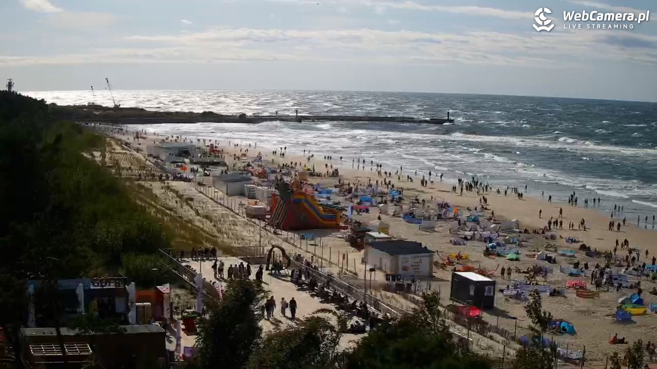 Łeba - widok na plażę - 21 lipiec 2026, 17:13
