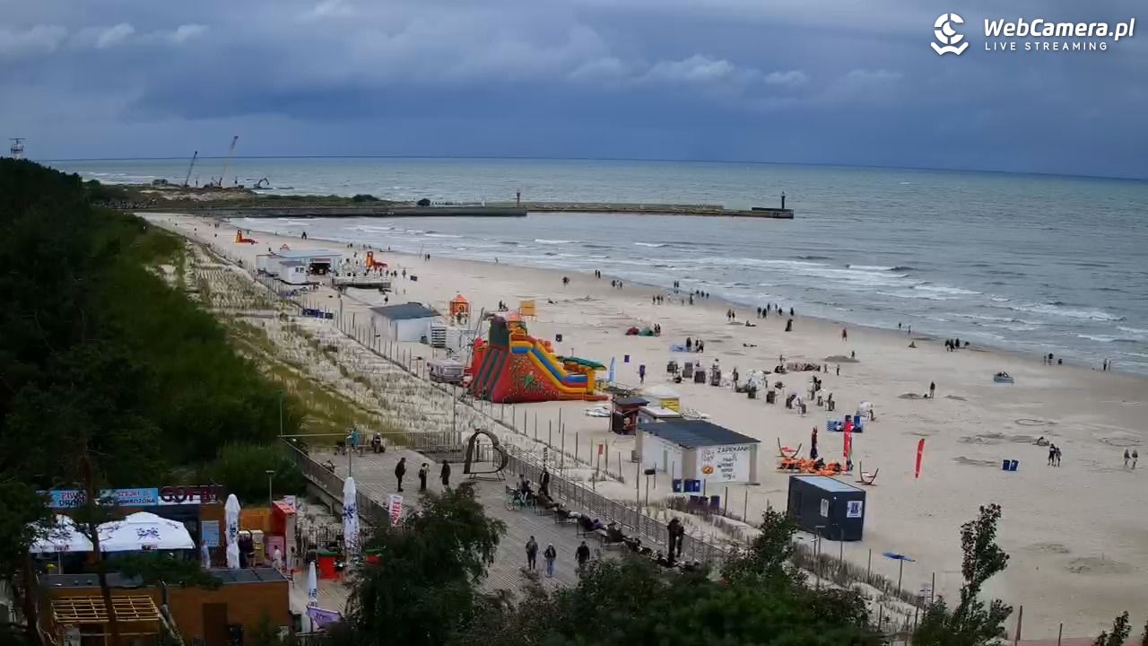 Łeba - widok na plażę - 22 lipiec 2026, 16:40