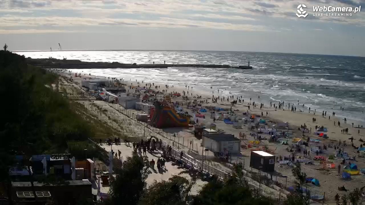Łeba - widok na plażę - 21 lipiec 2026, 17:43