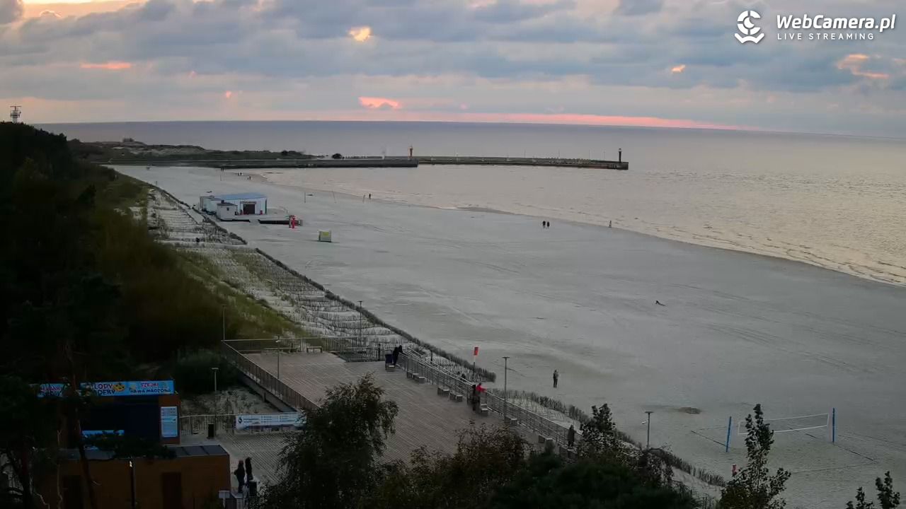 Łeba - widok na plażę - 01 październik 2025, 18:20