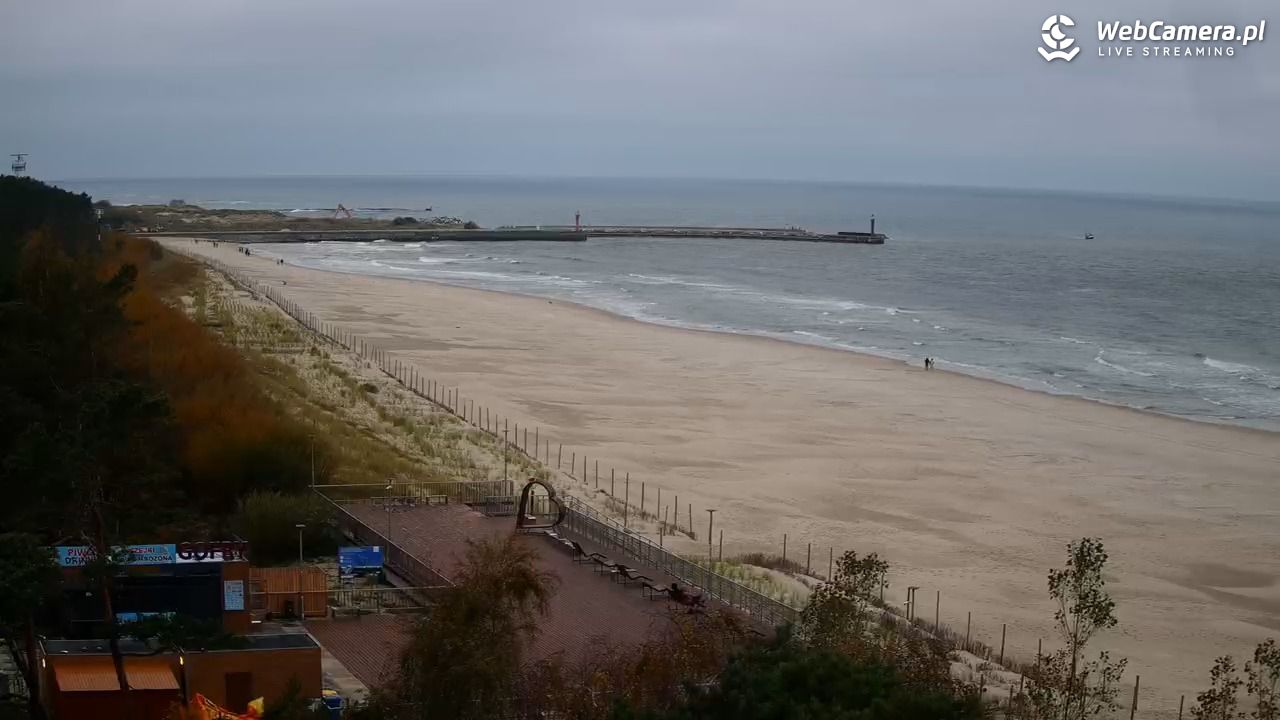 Łeba - widok na plażę - 20 październik 2026, 15:18