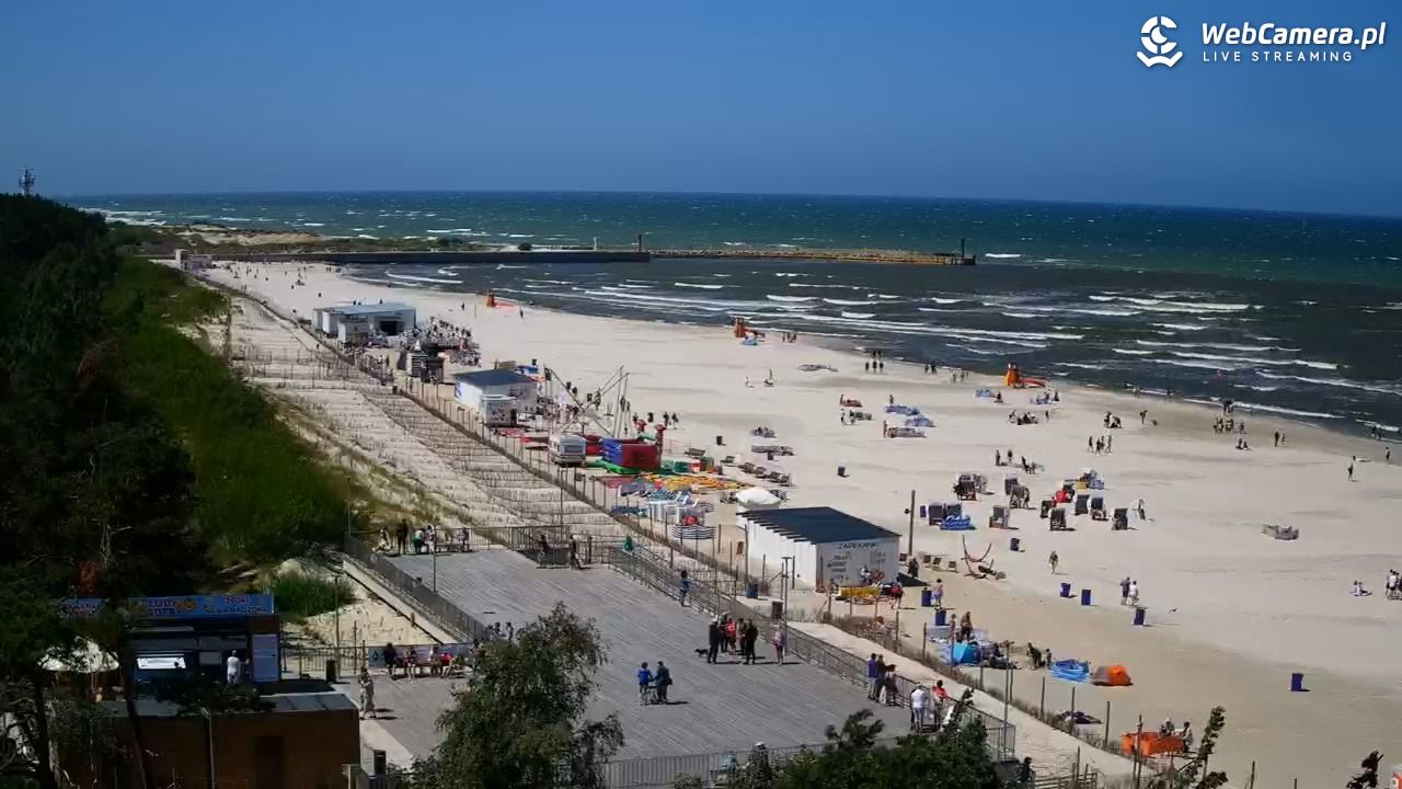 Łeba - widok na plażę - 29 czerwiec 2025, 12:42