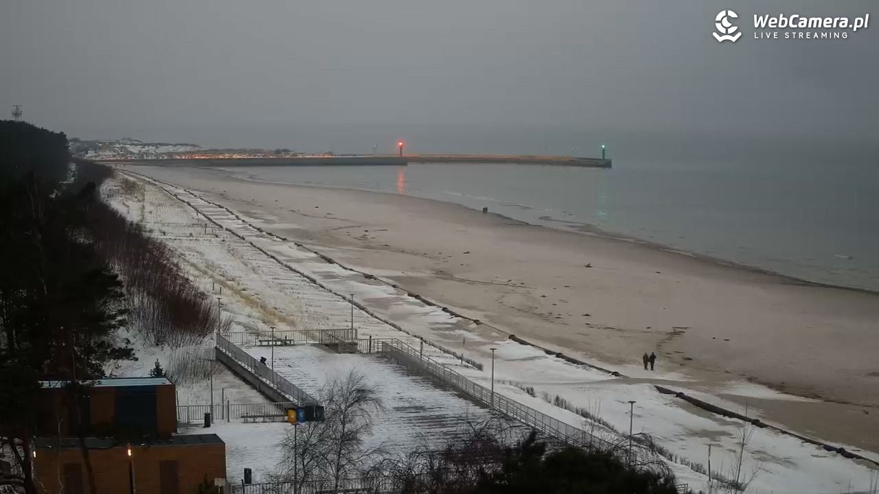 Łeba - widok na plażę - 17 styczeń 2026, 16:19