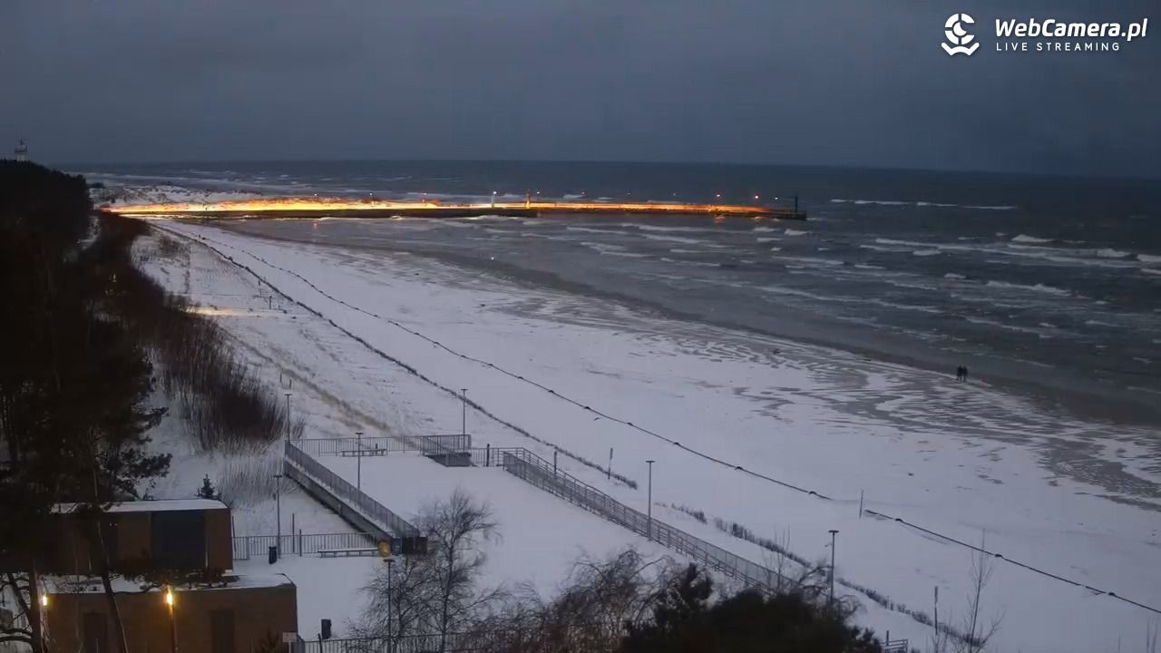 Łeba - widok na plażę - 12 styczeń 2026, 07:27