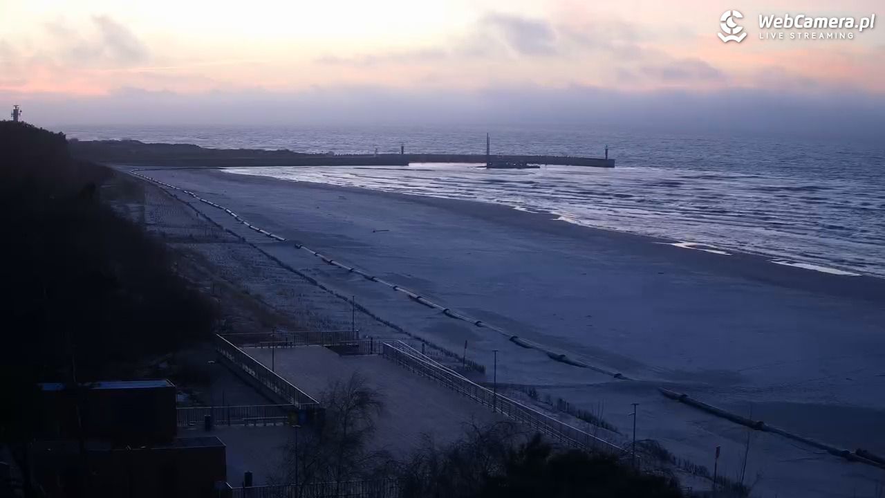Łeba - widok na plażę - 04 marzec 2026, 17:50