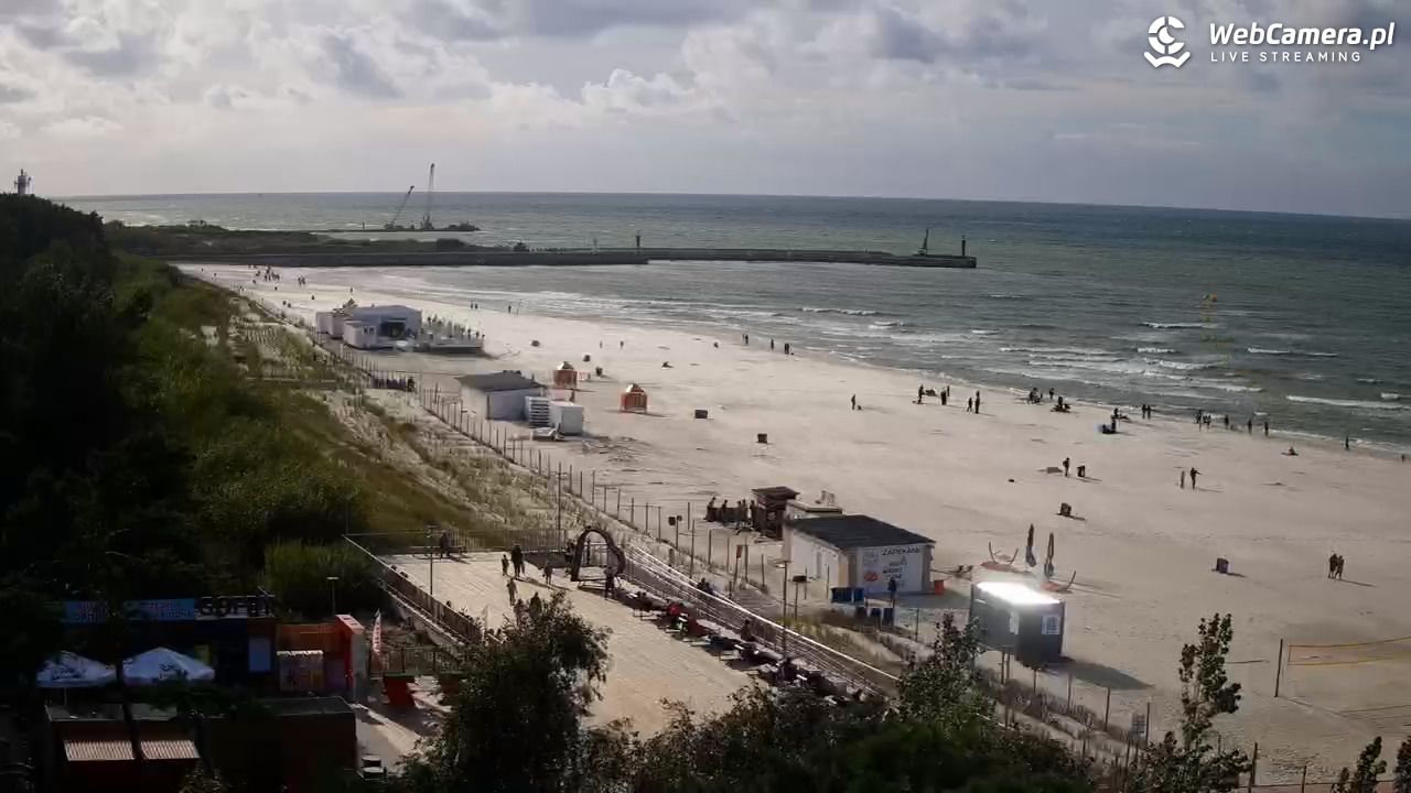 Łeba - widok na plażę - 02 wresień 2026, 16:52