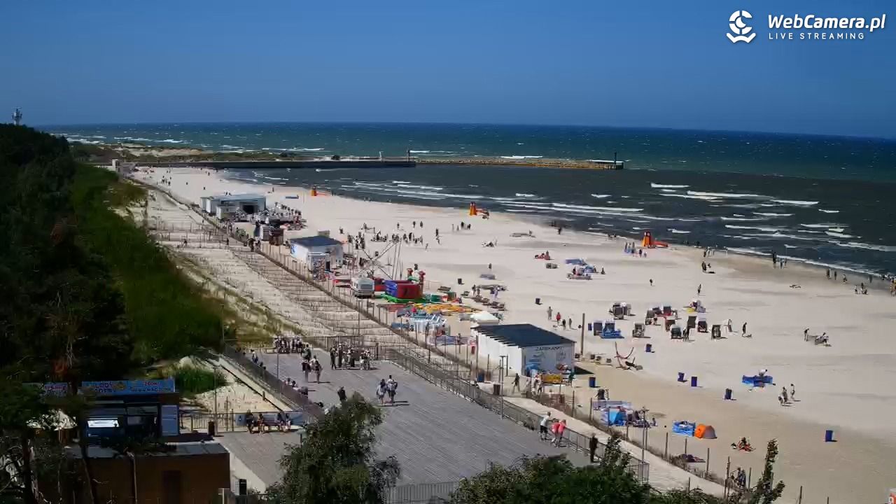 Łeba - widok na plażę - 29 czerwiec 2025, 12:26