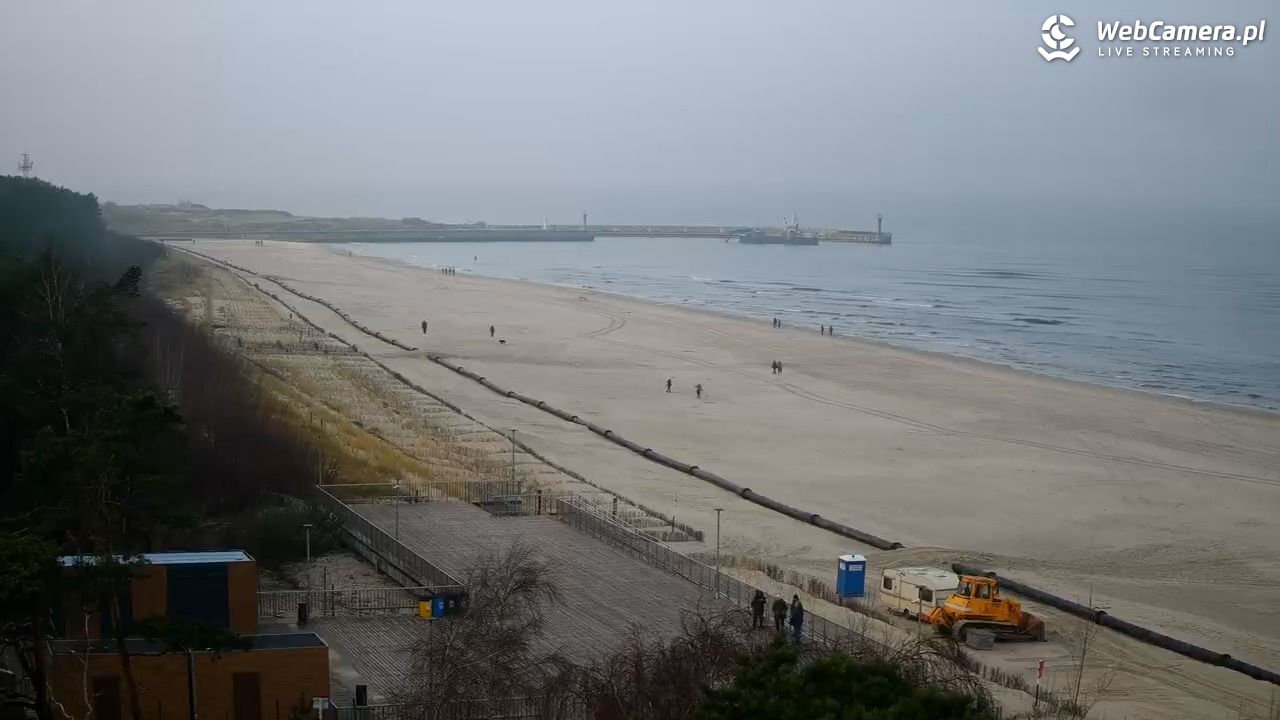 Łeba - widok na plażę - 29 listopad 2025, 12:32