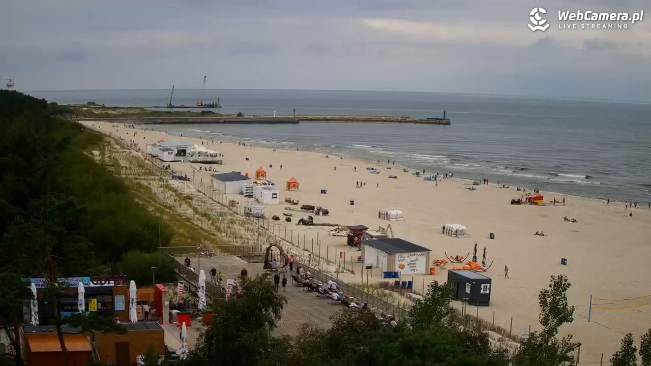 Łeba - widok na plażę - 31 sierpień 2026, 11:07