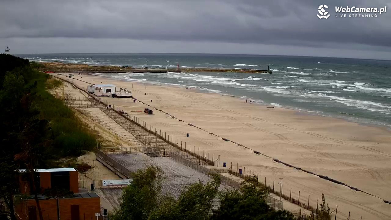 Łeba - widok na plażę - 16 maj 2025, 13:08
