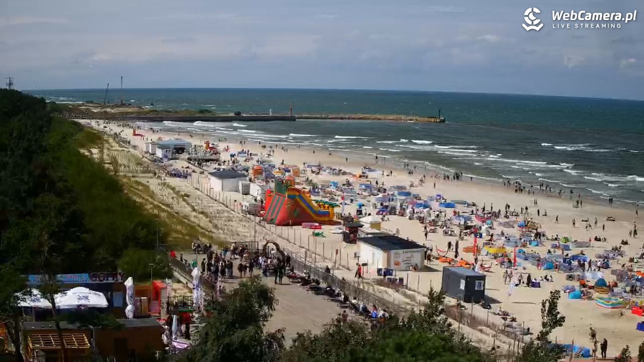 Łeba - widok na plażę - 22 lipiec 2026, 13:00